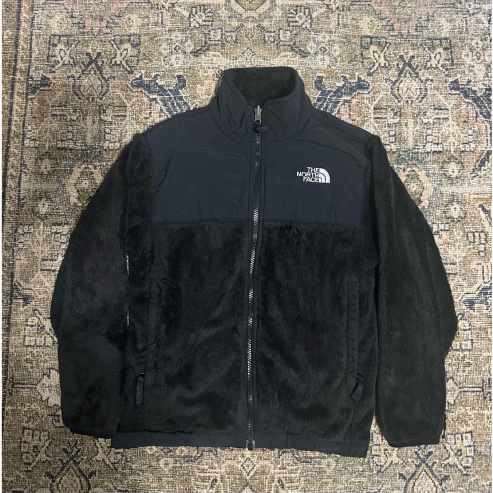 The North Face kids Black Fleece Jacket